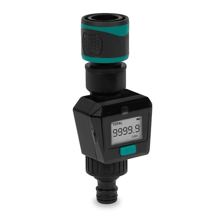 Watermeter - Digitaal | Incl. Slangkoppelingen & batterij, Tuin en Terras, Tuinsproeiers, Nieuw, Verzenden