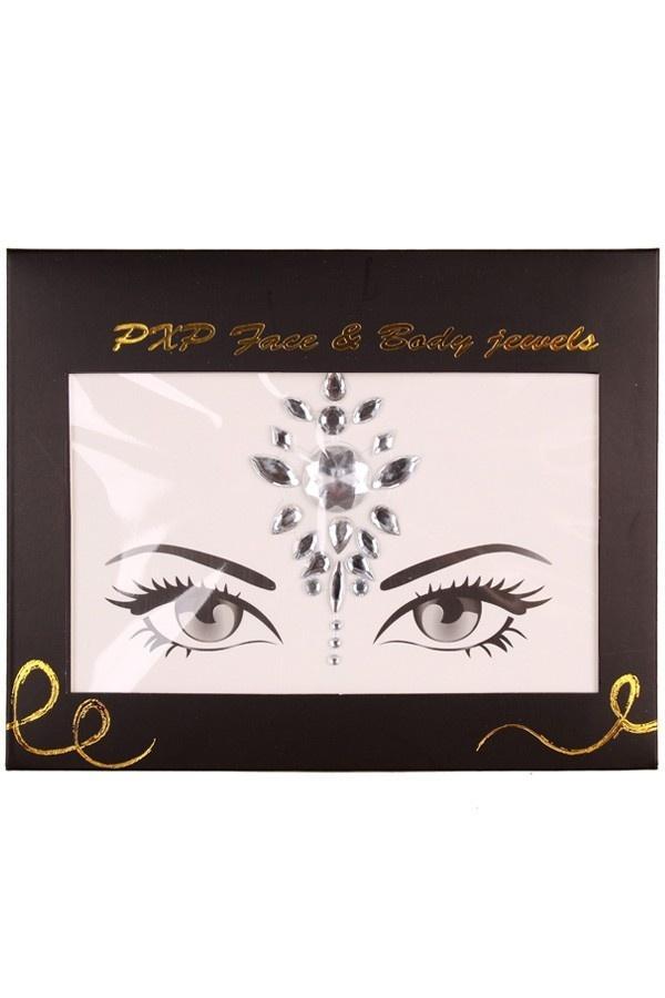 PXP Gezicht Sticker Face Jewels Model F, Hobby en Vrije tijd, Feestartikelen, Nieuw, Verzenden