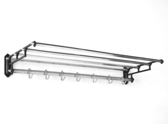 Kapstok - Aluminium, Metaal - Art deco kapstok uit de jaren, Antiquités & Art, Curiosités & Brocante