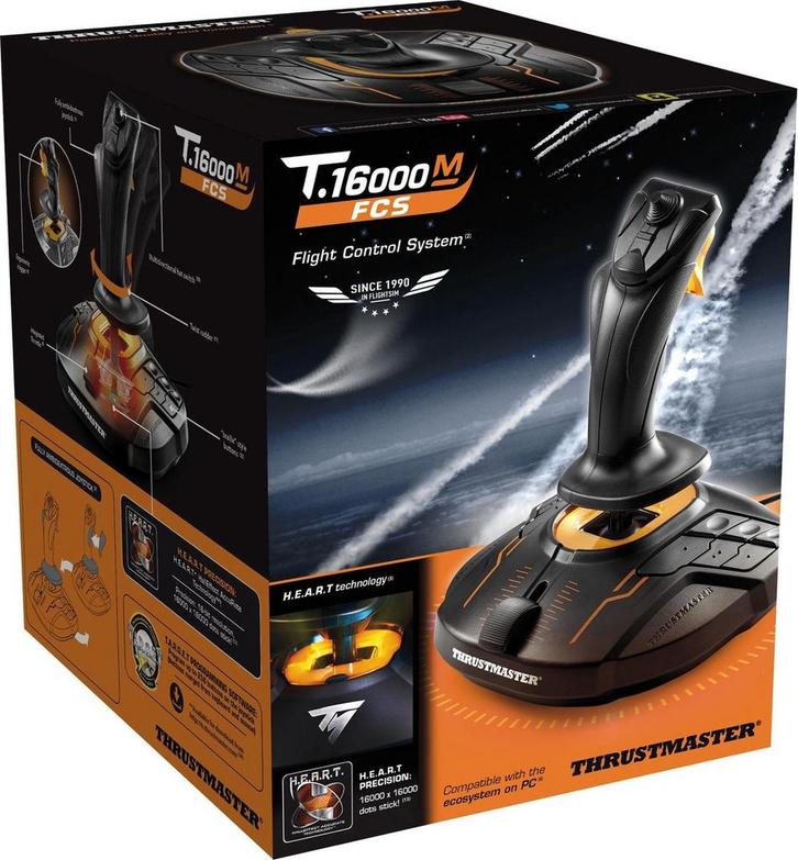 Thrustmaster T16000M FCS - Joystick voor PC - Heart magne..., Hobby & Loisirs créatifs, Jeux de société | Autre, Envoi