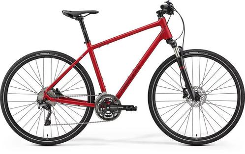 Merida Crossway 500 - Matt Burgundy Red/Dark Red - M - 51cm, Vélos & Vélomoteurs, Vélos | Femmes | Vélos de sport & de randonnée
