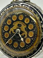 Otis Patent Th. Picard . Rara cassa metallo niellata., Nieuw