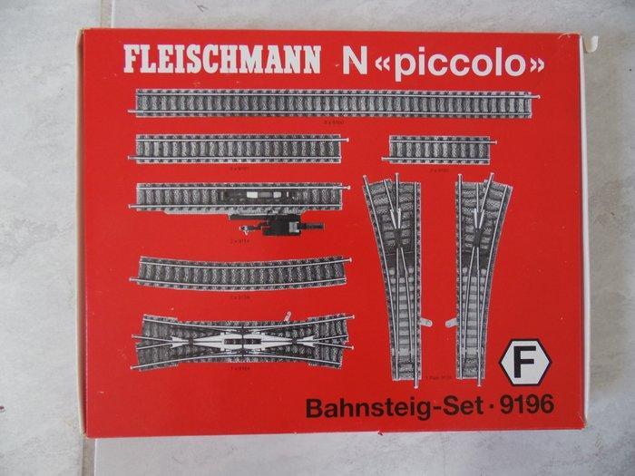 Fleischmann, piccolo N - 9196, 9194, 9191, 3 x 9190 -, Hobby en Vrije tijd, Modeltreinen | N-Spoor