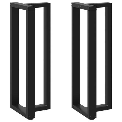 vidaXL Bartafelpoten 2 st T-vormig 40x35x(110-111) cm staal, Huis en Inrichting, Tafelonderdelen, Nieuw, Verzenden
