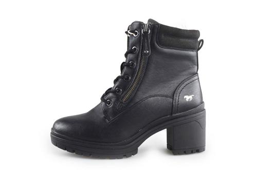 Mustang Veterboots in maat 38 Zwart | 5% extra korting, Kleding | Dames, Schoenen, Zwart, Zo goed als nieuw, Overige typen, Verzenden