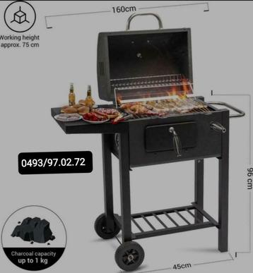 nieuwe barbecue met in hoogte verstelbaar vuur beschikbaar voor biedingen
