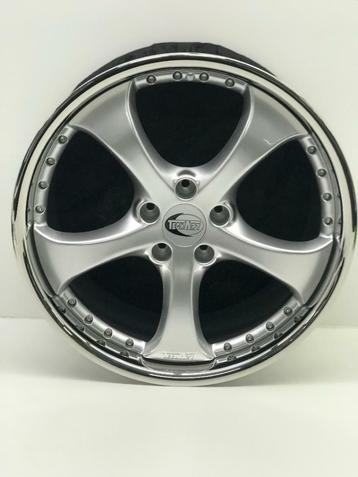 Porsche 991/997 ORIGINELE 20"Techart Formula II zilver NIEUW