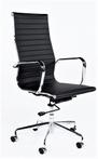 Design vergaderstoel / bureaustoel met hoge rug, kruisvoet