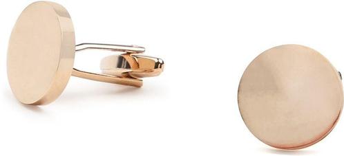 Manchetknoop Rond Roségoud maat  Heren, Handtassen en Accessoires, Manchetknopen, Nieuw, Verzenden