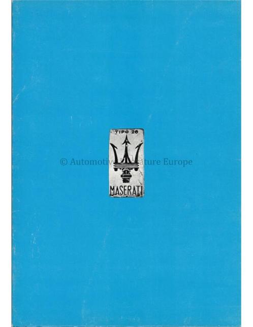1978 MASERATI PORTFOLIO BROCHURE, Boeken, Auto's | Folders en Tijdschriften, Ophalen of Verzenden