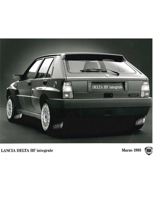 1993 LANCIA DELTA HF INTEGRALE PERSFOTO, Livres, Autos | Brochures & Magazines