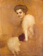 Egon Joseph Kossuth (1874 – 1949) - Ritratto femminile con