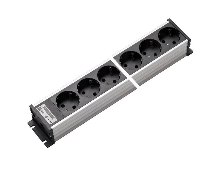 Martin Kaiser 6-Weg Aluminium Stopcontactstrip Zonder, Doe-het-zelf en Bouw, Elektriciteit en Kabels, Verzenden