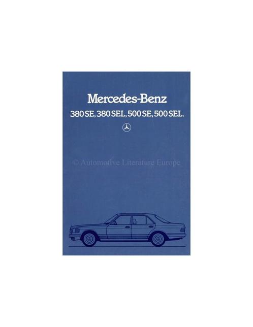 1984 MERCEDES BENZ S KLASSE BROCHURE NEDERLANDS, Boeken, Auto's | Folders en Tijdschriften