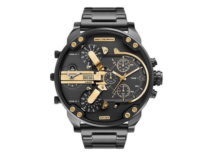 Diesel DZ7484 - Polshorloge - Chronograaf - Grijs, Handtassen en Accessoires, Horloges | Heren, Zo goed als nieuw, Verzenden