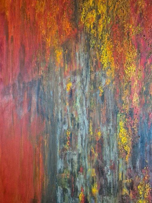 Grzegorz Gust - Ponca stodoa, Antiquités & Art, Art | Peinture | Moderne