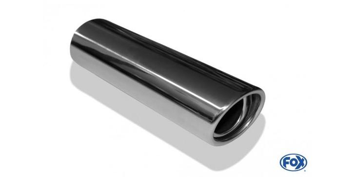 FOX Laspijp type 33 88x74 mm / lengte: 300 mm - ovaal / opge, Auto-onderdelen, Uitlaatsystemen, Nieuw, Verzenden