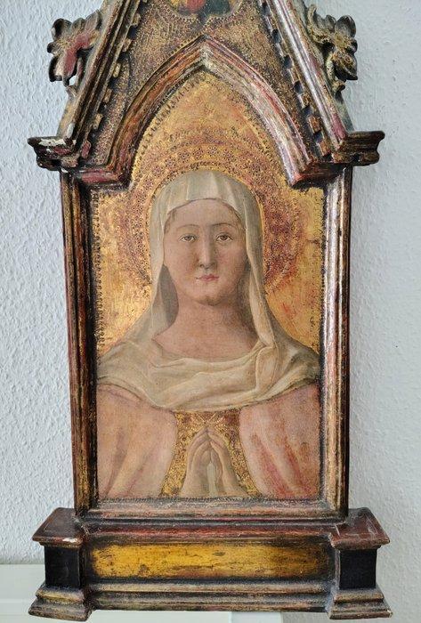 Italian School (XIV-XV) - Madonna, Antiek en Kunst, Kunst | Schilderijen | Klassiek