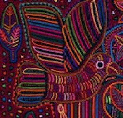 Broderie - Colombes - Kuna - Mola - Panama (Sans Prix de, Antiek en Kunst, Kunst | Niet-Westerse kunst