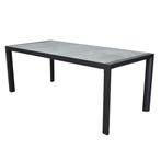 Dexter dining tuintafel 194x90xH74,5 cm antraciet