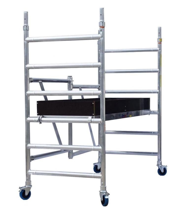 Kamersteiger - max. 290 cm werkhoogte - opvouwbaar, Doe-het-zelf en Bouw, Steigers, Nieuw, Ophalen of Verzenden
