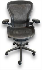 Herman Miller Aeron Maat B, Huis en Inrichting, Bureaustoelen, Verzenden, Zwart, Zo goed als nieuw, Bureaustoel