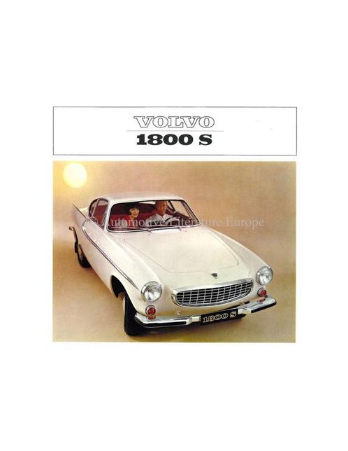 1964 VOLVO 1800 S BROCHURE NEDERLANDS, Livres, Autos | Brochures & Magazines, Enlèvement ou Envoi