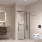 Nisdeur Sanivo Nova Soft Close 100x200 cm Gunmetal Helder, Doe-het-zelf en Bouw, Ophalen of Verzenden, Nieuw, Douche