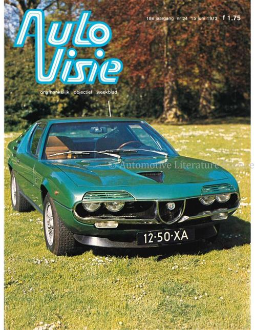 1973 AUTOVISIE MAGAZINE 24 NEDERLANDS, Boeken, Auto's | Folders en Tijdschriften