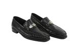 STEFANO RICCI RRP 4800€ Loafers – Black 100% Alligator, Nieuw