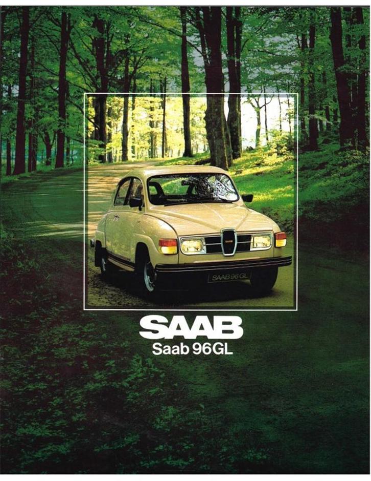 1979 SAAB 96 BROCHURE NEDERLANDS, Boeken, Auto's | Folders en Tijdschriften, Ophalen of Verzenden