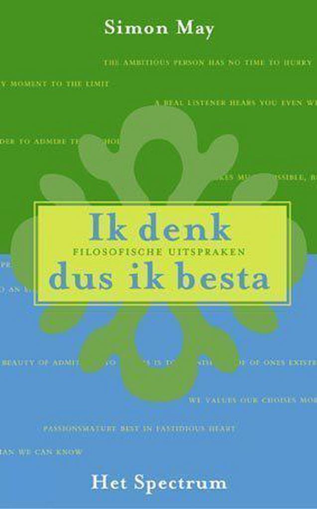 IK DENK DUS IK BESTA 9789027472960 Sarah May, Boeken, Filosofie, Gelezen, Verzenden
