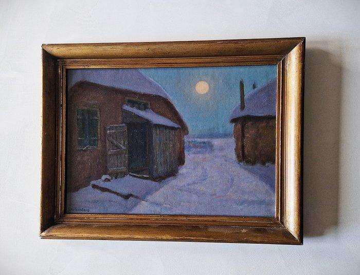 Hendricus IJkelenstam ( 1897 - 1993) - Nachtelijk, Antiek en Kunst, Kunst | Schilderijen | Klassiek