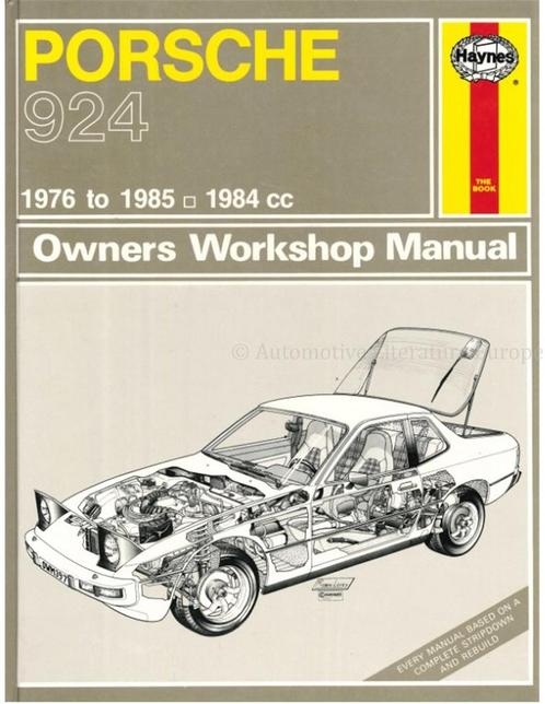 PORSCHE 924, 1976 TO 1985, 1984 CC, OWNERS WORKSHOP MANUAL, Auto diversen, Handleidingen en Instructieboekjes, Ophalen of Verzenden