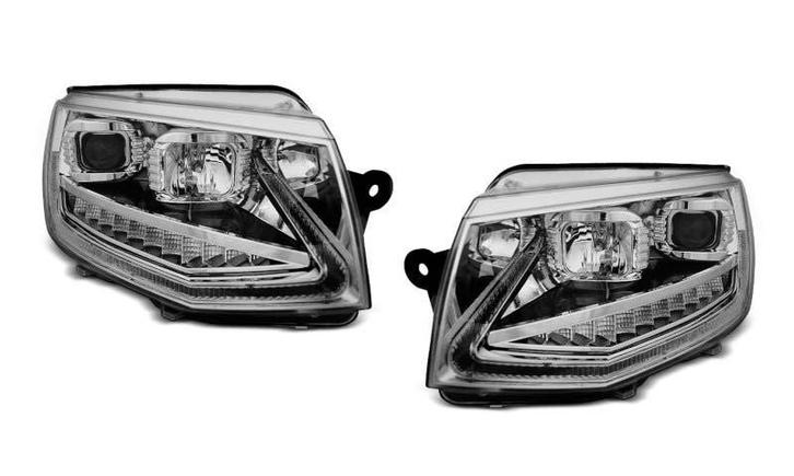 LED DRL knipperlicht koplampen Chrome, Auto-onderdelen, Verlichting, Nieuw, Volkswagen, Verzenden