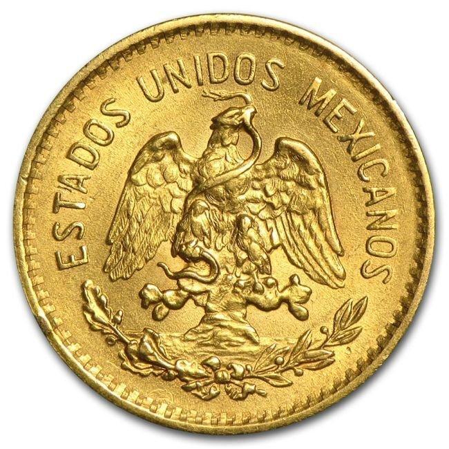 Mexique. 1906 Mexican 5 Pesos Hidalgo Gold Coin, Postzegels en Munten, Edelmetalen en Baren