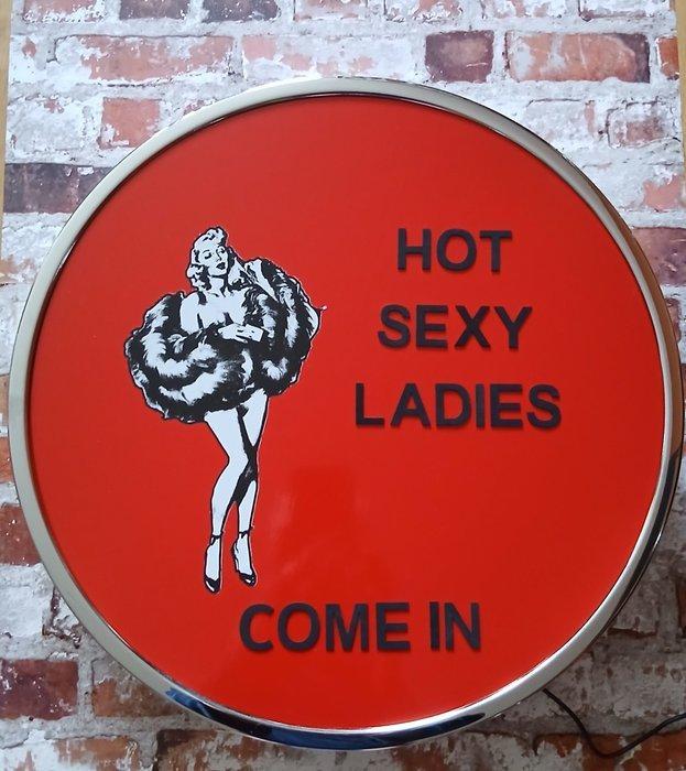 Amsterdam red light district reclame lichtbord - Lichtbak -, Antiek en Kunst, Curiosa en Brocante