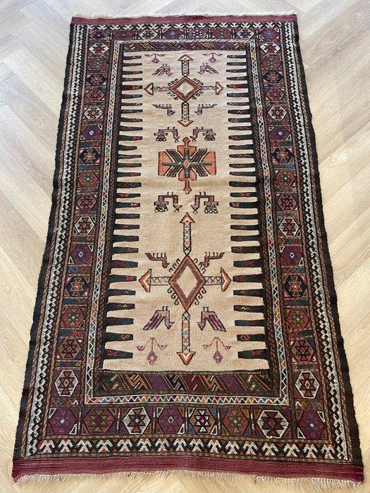 Kilim Soumak - Afghaan - kleurrijk kelim - fijn handgeweven, Huis en Inrichting, Stoffering | Tapijten en Vloerkleden