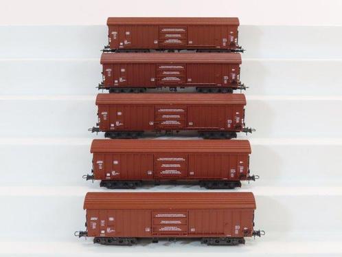 Roco H0 - 46210/4358S - Transport de fret - 5x wagon de, Hobby & Loisirs créatifs, Trains miniatures | HO