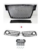 RS4 Look Front Grill Black Edition + Mistlamp Roosters voor, Ophalen of Verzenden