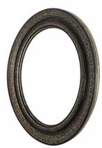 Miroir - Bois, ovale - Hauteur : 56 cm