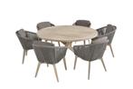 4 Seasons Outdoor Santander eetset met Louvre tafel 160 cm *