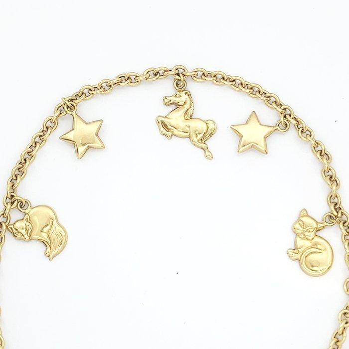 Halsketting - 18 karaat Geel goud, Handtassen en Accessoires, Kettingen