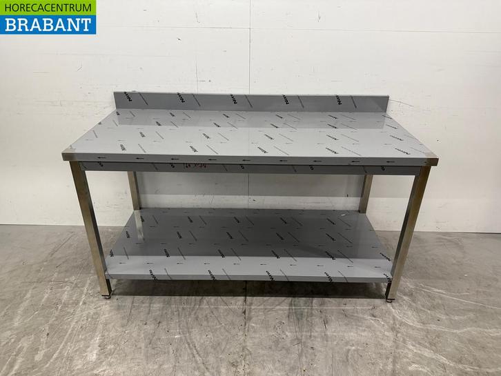 Table de travail en acier inoxydable avec étagère inférieure, Zakelijke goederen, Horeca | Overige, Verzenden