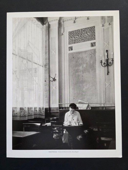 Robert Doisneau (1912–1994) - Simone de Beauvoir au café, Antiquités & Art, Art | Objets design