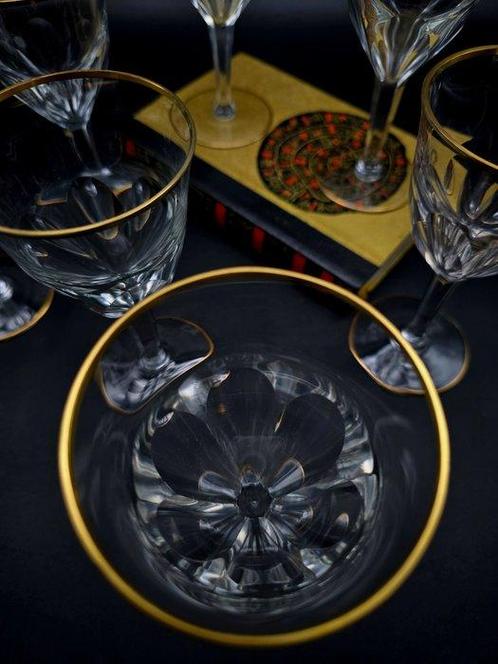 Val Saint Lambert - Drinkservies (8) - Werner - Kristal -, Antiek en Kunst, Antiek | Meubels | Tafels