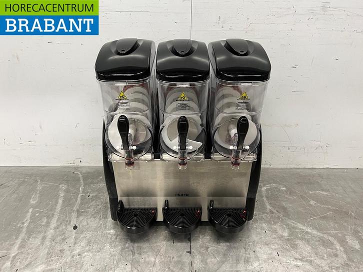 RVS Saro Slushmachine Granita Machine 3 x 12 liter 230V, Zakelijke goederen, Horeca | Keukenapparatuur, Ophalen of Verzenden