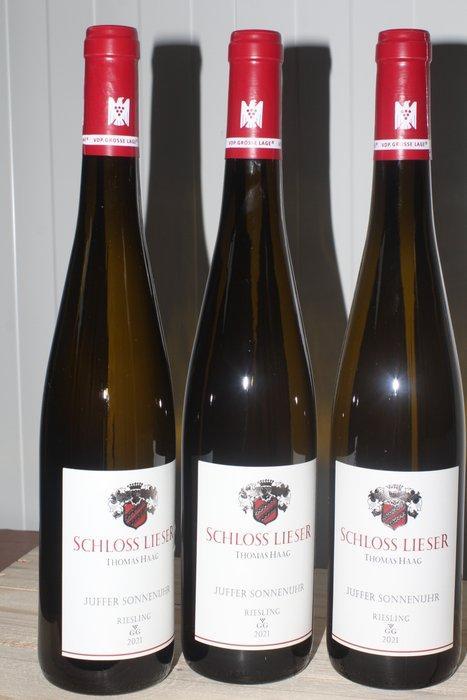 2021 Schloss Lieser, Juffer Sonnenuhr Riesling - Moezel, Verzamelen, Wijnen