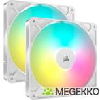 Corsair RS140 ARGB Dual Pack White, Informatique & Logiciels, Refroidisseurs d'ordinateur, Verzenden