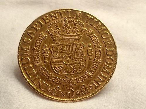 Spanje. Felipe V. 8 Escudos 1743 Mexico MF, Postzegels en Munten, Munten | Europa | Niet-Euromunten